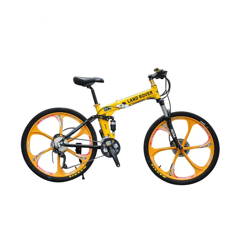 Professional Manufacturers 26 Inch, 21 Speed Double Disc Brake HIGH QUALITY Folding Mountain Bike Bicycle