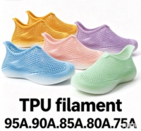 Perlengkapan Printer TPU Elastis Premium, Filamen 1.75mm Aliran Tinggi untuk Bahan Cetak 3D Profesional dan Cepat