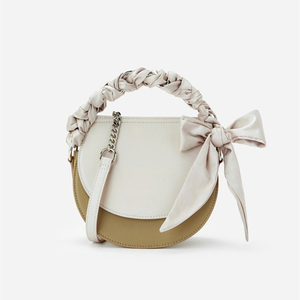 Tejido mango de las mujeres, <span class=keywords><strong>la</strong></span> bolsa de mini bolso con pañuelo de seda - Product Image 2