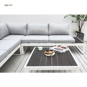 Conjunto de Sofás de Jardín de Aluminio de Diseño Moderno BHR, Muebles de Exterior <span class=keywords><strong>para</strong></span> Salón, Hotel, Villa, Colección de <span class=keywords><strong>Asientos</strong></span> de Patio Duraderos de Alta Gama - Product Image 3
