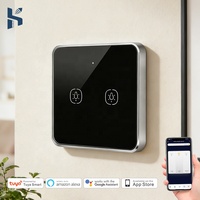 Interruptor de Escenas Inalámbrico Zigbee Tuya Smart Life, Panel de Control Remoto de 2 Botones, Control Inteligente para Toda la Casa con Batería
