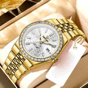 Reloj de Hombre B7272, el Más Vendido, de Ocio, con Correa de Acero Inoxidable y Aleación, Diamantes Luminosos, Resistente al Agua 3 Bar, Movimiento de Cuarzo - Product Image 3