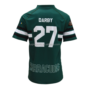 FQ kit Jersey sepak bola Rugby kustom, pakaian seragam tim nama tim Maori seragam olahraga latihan liga - Product Image 5