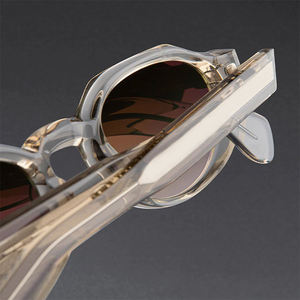 Стильные винтажные поляризованные солнцезащитные очки Sifier для лета с возможностью нанесения логотипа, защитой UV400, прозрачной оправой из ацетата и зелеными линзами для мужчин и женщин - Product Image 4