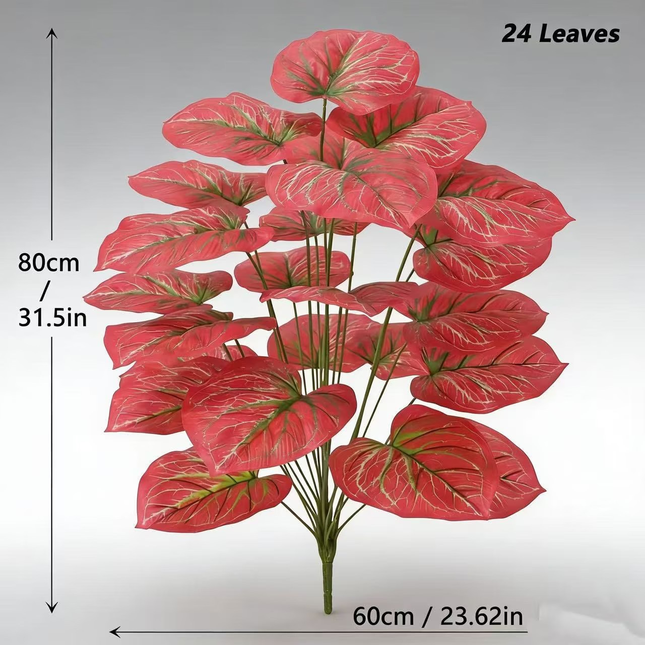 Calebasse à 24 feuilles - Rouge foncé [Feuille séparée]