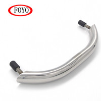 Balustrade ronde marine FOYO de 13 pouces en acier inoxydable 304, résistante à la rouille et à la corrosion