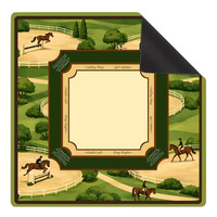 Tapis de mahjong personnalisé de style américain, tapis de jeu silencieux et imperméable pour usage domestique