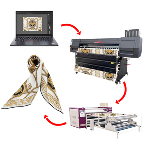 Đôi i3200 truyền nhiệt máy in impresora de thăng hoa tấm ga trải giường T-Shirts dệt vải nhuộm thăng hoa máy in máy - Product Image 1