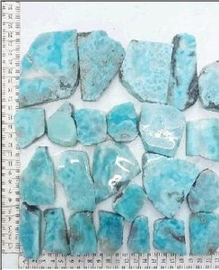 พลอยลาร์ิมาแท้คุณภาพเยี่ยม แบบดิบ ไม่เจียระไน ขายส่ง - Product Image 4