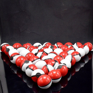 Bola Poke de 35mm con una mascota de cristal aleatoria y 2 uds. Pegatinas de tarjetas, juego de Anime, Bola de bolsillo con figura de acción de juguete - Product Image 3
