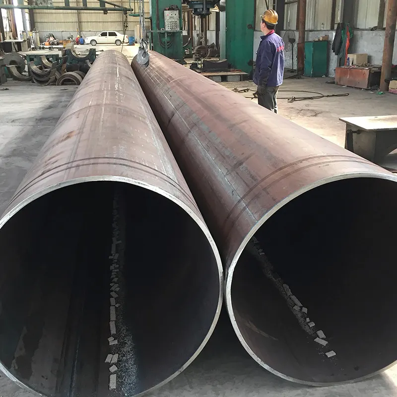 EN10210 S355K2H OD 2844mm WT 50mm LSAW steel pipe for shipbuilding