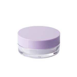 Récipient vide rond clair minimaliste pour emballage cosmétique personnalisable de poudre de réglage de poudre libre - Product Image 3