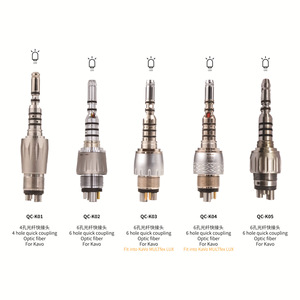 หัวต่อทันตกรรม Vimel แบบเร็ว 6 พิน พร้อมไฟ LED สำหรับมาตรฐานไฟเบอร์ออปติก Kavo - Product Image 3