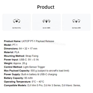 Sistema de Montaje Profesional PT-4 de 4 Canales para Drones RC, Accesorio Compatible con <span class=keywords><strong>Control</strong></span> Remoto, Módulo de Precisión de 210g, en Stock - Product Image 6