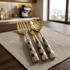 Juego de Servidores de Ensalada Clásicos de Acero Inoxidable, Utensilios para Servir en la Cocina, Mesa de Comedor, Restaurante, Hotel, Catering y Uso Doméstico - Product Image 3