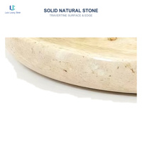 Plateau de toilette en marbre Luca |   Plateau à bijoux et à bagues en marbre naturel pour coiffeuse, comptoir de salle de bain et suite d'hôtes, ODM OEM