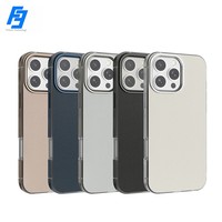 TPU + PC + Silicone + étui de téléphone portable magnétique en métal charge sans fil de haute qualité couleur pure antichoc pour iPhone 17/16/15/14