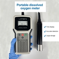 Analyseur numérique portable LMS-PA100 avec écran LCD personnalisé, capteur d'oxygène dissous en temps réel pour l'aquaculture/les étangs à poissons, test de l'eau