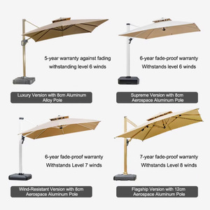 <span class=keywords><strong>Parasol</strong></span> de jardin pliable de luxe, imperméable et écologique pour jardins, terrasses, hôtels - Utilisation commerciale, grand <span class=keywords><strong>parasol</strong></span> de jardin - Product Image 5