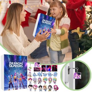 Kpop 24 Day Advent <b>Calendar</b> Blind Box Mini <b>Acrylic</b> Cute Character Keychains Cartoon Charms Christmas Countdown Gift - Product Image 4