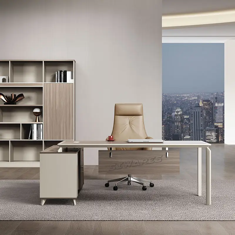 Fornitore di alta qualità ufficio scrivania di lusso di alta qualità scrivania da lavoro Design moderno mobili da ufficio