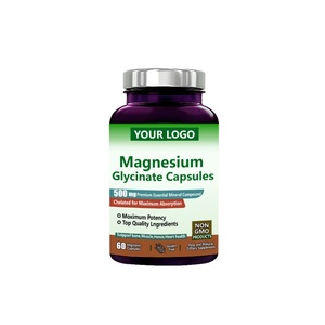 Capsule di Glicinato di Magnesio Direttamente dalla Fabbrica, Integratori OEM con Etichetta Privata, Capsule di Glicinato di Magnesio - Product Image 2