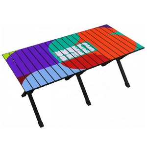 <span class=keywords><strong>Tavolo</strong></span> Pieghevole per Campeggio Coppa del <span class=keywords><strong>Mondo</strong></span> FIFA 2026, Design Geometrico Vivace, Leggero e Portatile per Eventi all'Aperto e Raduni di Tifosi - Product Image 1