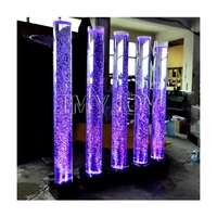Lampe à bulles d'eau en acrylique avec lumière LED à changement de couleur, détection interactive du corps humain pour décorations de bingo de mariage et de fête