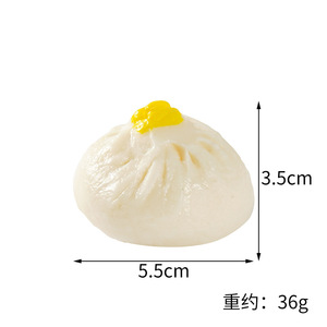 Simulated custard buns, xiaolongbao, steamed buns, food models, props for film and <b>television</b> crews, and items for a baby's - Product Image 5