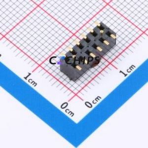 TLE-106-01-G-DV-A-K-TR Pin Socket SMD,P=2mm Connector 2mm 2mm Square Hole Vertical Mount - Product Image 2