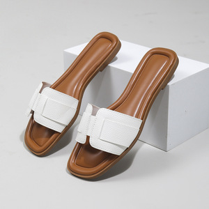 <span class=keywords><strong>Sandali</strong></span> piatti <span class=keywords><strong>con</strong></span> plateau da donna in stile coreano, <span class=keywords><strong>con</strong></span> punta aperta, allacciatura, antiscivolo, leggeri, ad asciugatura rapida, per primavera/estate/autunno, taglie forti - Product Image 4