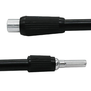 Flexible Shaft Extension Rod 300 Mm Flat Head Bit Chromium Vanadium Steel Anti Slip Handle For 4Mm Screwdriver Diy Use - Product Image 1