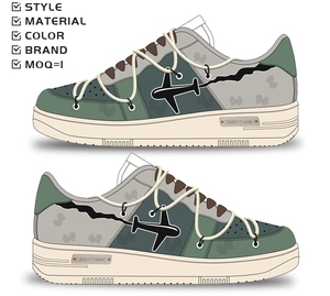 Chất Lượng Cao Tùy Chỉnh Người Đàn Ông Của Giày Trượt Giày Thoáng Khí Retro Phong Cách Chính Hãng Da Trên Cây Gai Dầu Chất Liệu Trực Tiếp Sản Xuất - Product Image 2