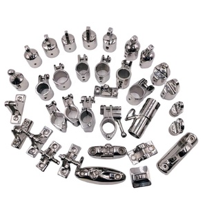 Stainless Steel 316 Marine Bimini Top Jaw Slide Rivet Hole Fits 1 Inch Tube Canopy Fitting Ship <b>Yacht</b> Boat Hardware Accessories - Product Image 4