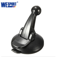 Khas 360 derajat berputar 17mm kepala bola GPS kaca depan mobil dudukan cangkir hisap pemegang untuk navigasi Garmin Nuvi