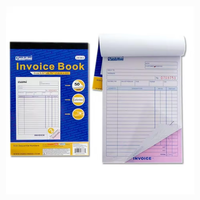 Carnet de reçus autocopiants de haute qualité, 5 feuillets, 2 copies, 50 sets de formulaires de reçus duplicata