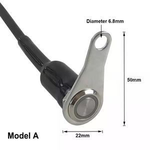 Pièces de moto, support en acier inoxydable pour moto, interrupteur autobloquant en métal, interrupteur d'alimentation pour phare, projecteur, laser - Product Image 2