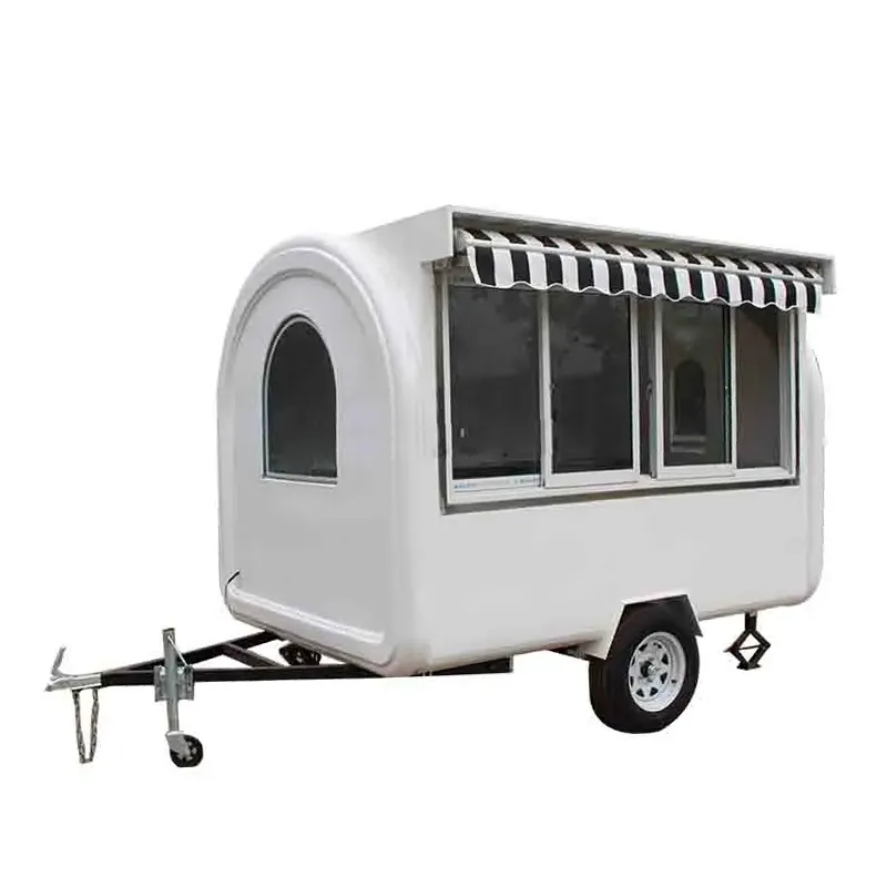 JX-FR280WH Chinese top 8 years experience ice cream cart food truck manufacturers