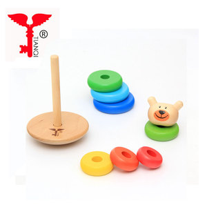 Nuevo diseño colorido educativo <span class=keywords><strong>de</strong></span> madera Torre pila <span class=keywords><strong>de</strong></span> juego para los niños - Product Image 2