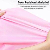 2 Packs de sacs à linge de voyage XL Organisateur de vêtements sales très résistant avec cordon de serrage Organisateur de voyage durable