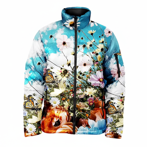 แจ็กเก็ตปลาปักเป้าโพลีเอสเตอร์ระบายอากาศได้ดีซิปกลางแจ้งผ้าใบแบบกลับด้านได้สำหรับฤดูหนาวออกแบบได้ตามต้องการ - Product Image 1