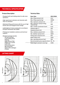 รถบรรทุกติดตั้งเครน SPK23500 เครนแบบแขนพับได้ Palfinger พร้อมระยะยกสูงสุด ความสามารถในการขยายผล 9.6 ล้านคน ราคาดีที่สุด ขายดี - Product Image 3