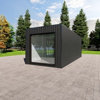 Fournisseurs Maison préfabriquée 3*8m à plat Panneau à bandes verticales Chambre simple préfabriquée Maisons conteneurs à plat