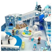 Aire de jeux intérieure personnalisée, durable, pour enfants, avec thème neigeux, pour parc d'attractions, château ludique, équipement de jeu pour crèche