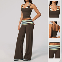 Ensemble de sport pour femme FH Custom Logo, 2 pièces, compression, yoga, body sculpting, vêtements de sport, running, fitness