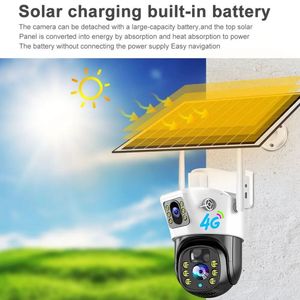Cámara CCTV de Visión Nocturna Solar 4G con Batería, Reflector Solar Exterior Impermeable con Cámara y Tarjeta SIM - Product Image 3