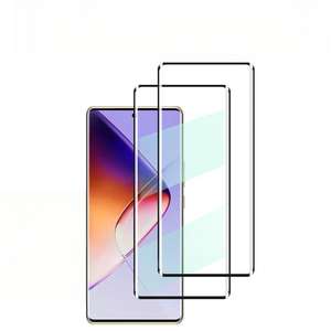 Protection d'écran en verre trempé haute définition à adhérence totale pour smartphones TECNO Infinix, <span class=keywords><strong>surface</strong></span> incurvée - Product Image 2