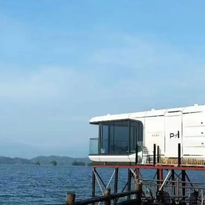 Casa Cápsula Prefabricada de Lujo Apple, Espacio Ecológico Pequeño, Diseño Moderno, Certificación CE, Impermeable, Instalación Rápida, 2-3 Dormitorios, Comercial - Product Image 1