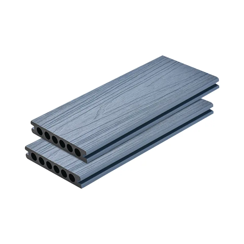 Panneaux de terrasse en WPC couleur IPE Plancher en WPC Co-Extrusion pour piscine de jardin