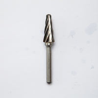 Fraise rotative électrique en carbure de tungstène YG8 massif, type L, queue de 6 mm (1/4 po), dureté de la tête HRC 40-45 90-91HRA, vente en gros Chine